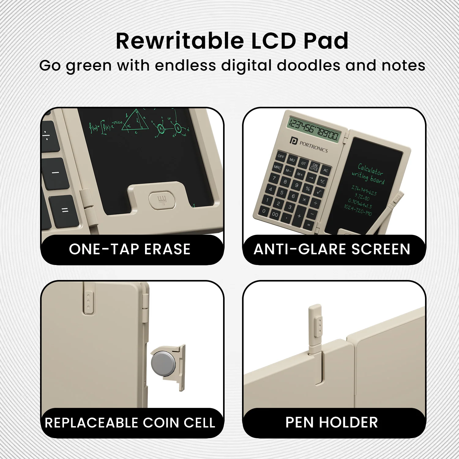 Ruffpad Calc Mini | Portronics